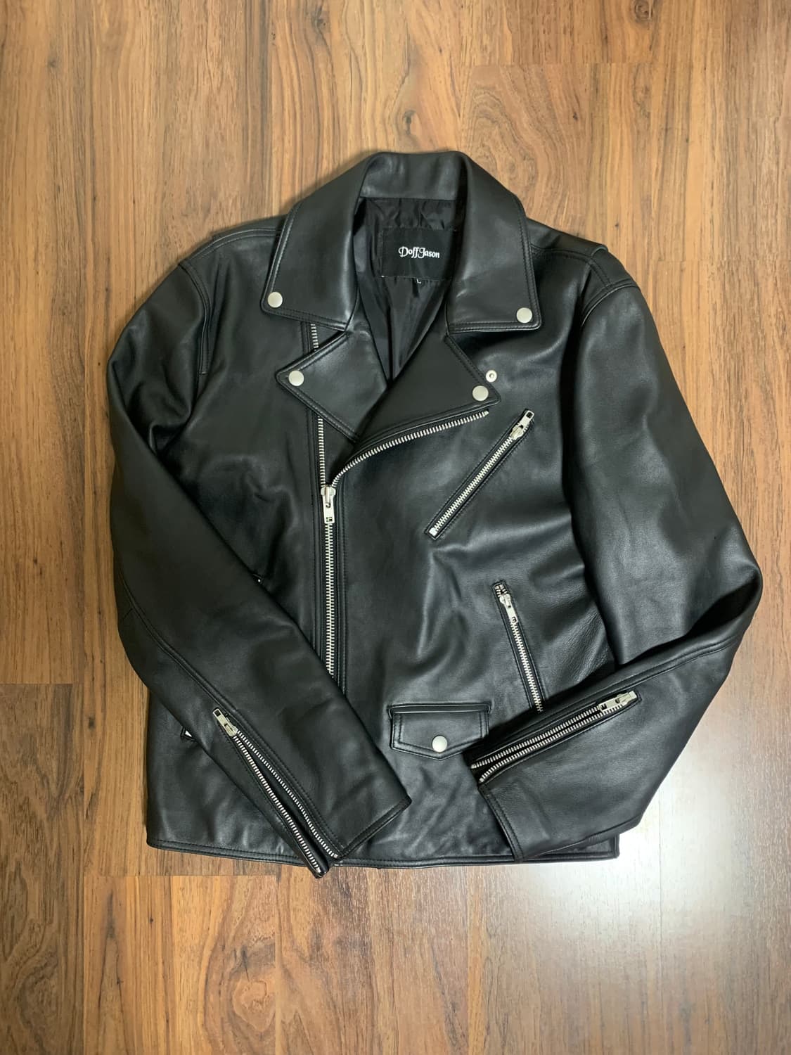 도프제이슨 양가죽 더블라이더 자켓 상품이미지2