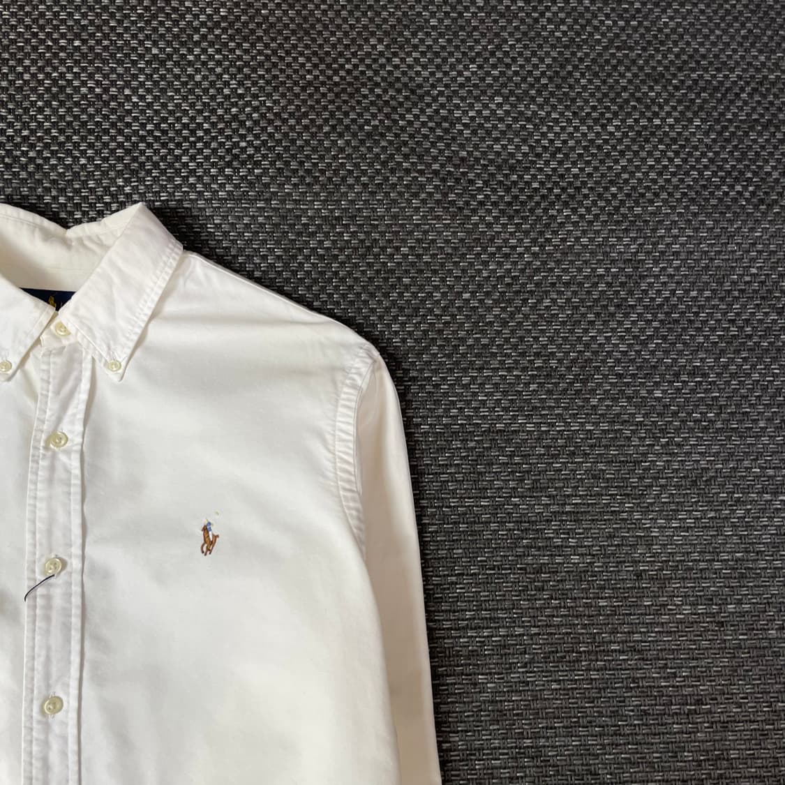 폴로랄프로렌 화이트 옥스포드 긴팔 셔츠 클래식핏 L 상품이미지3