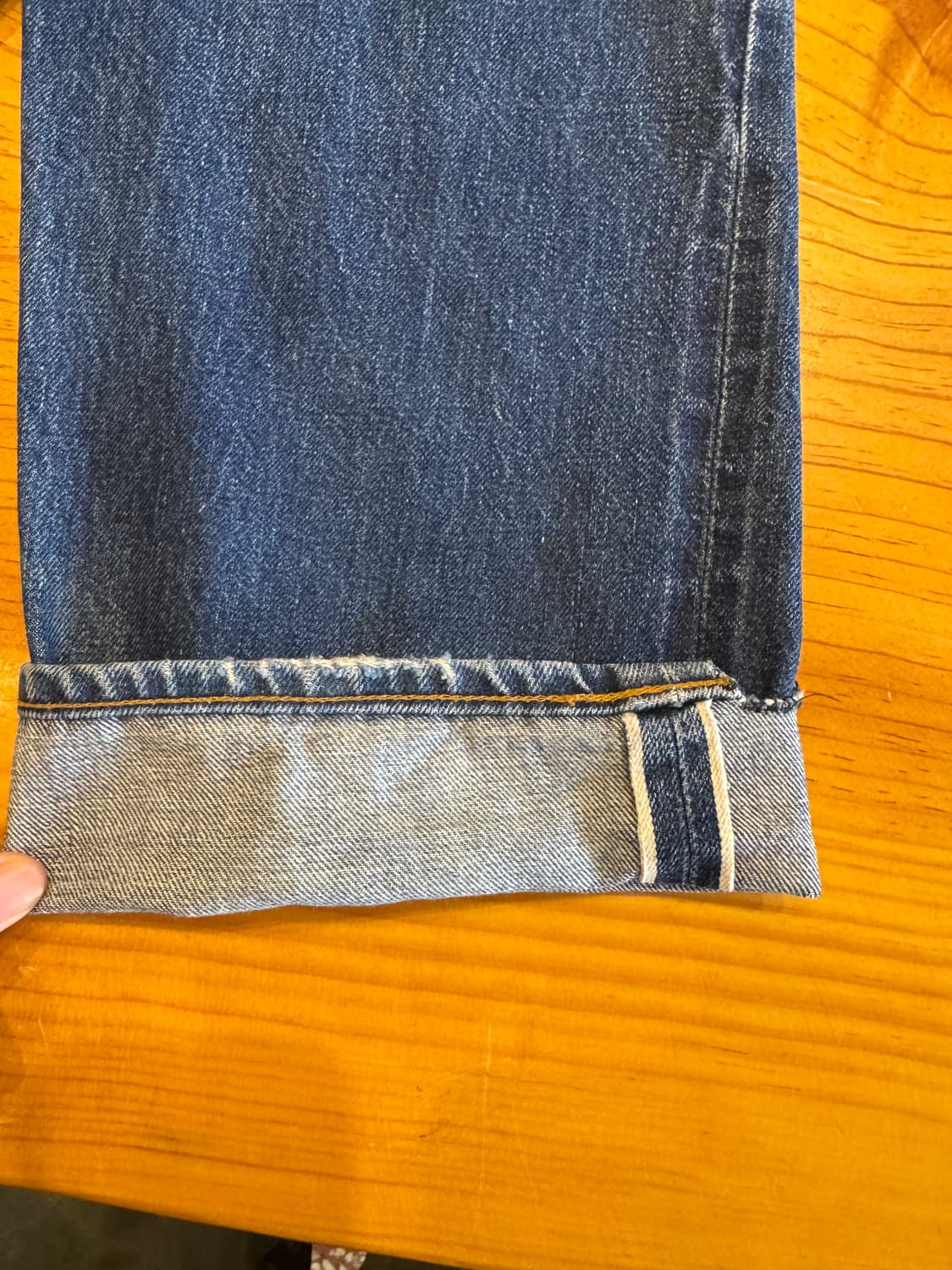 90s 리바이스 501 셀비지 데님 (32X32) 상품이미지8