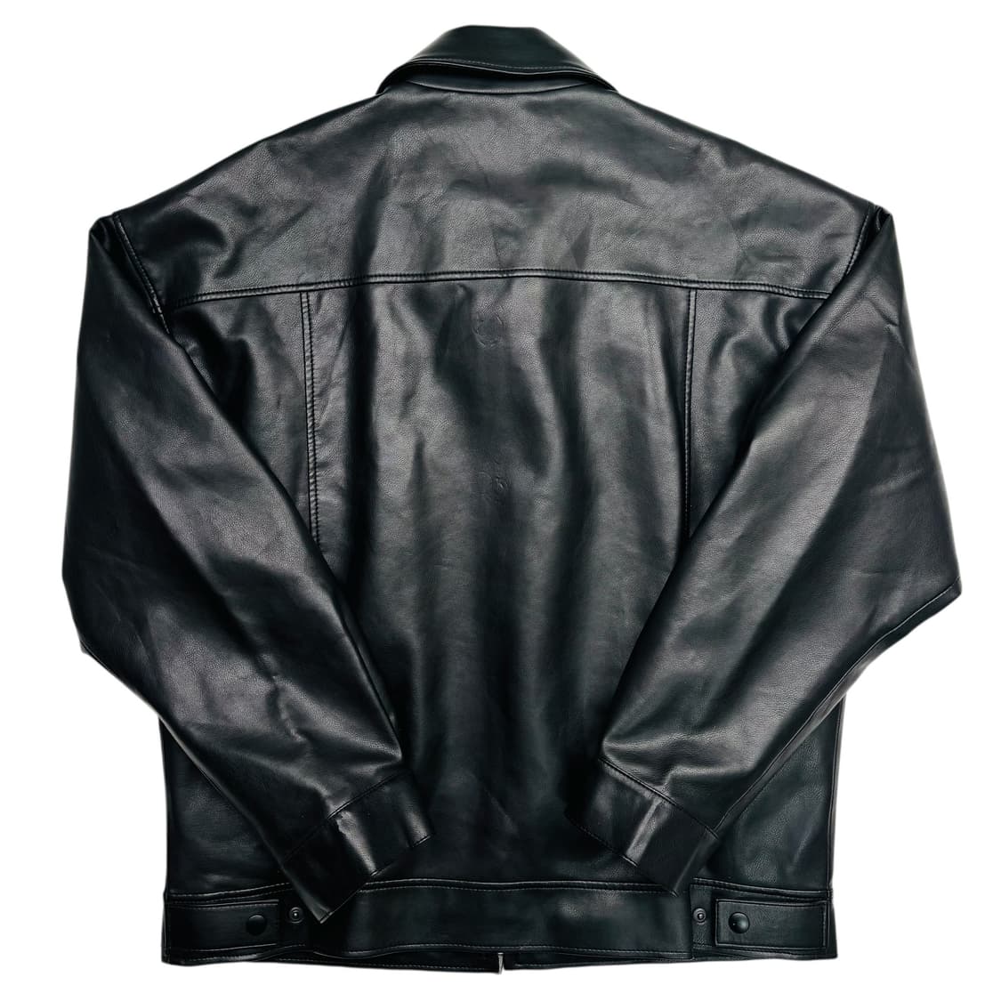 도프제이슨 오버핏 램스킨 싱글 레더 자켓 M 상품이미지4