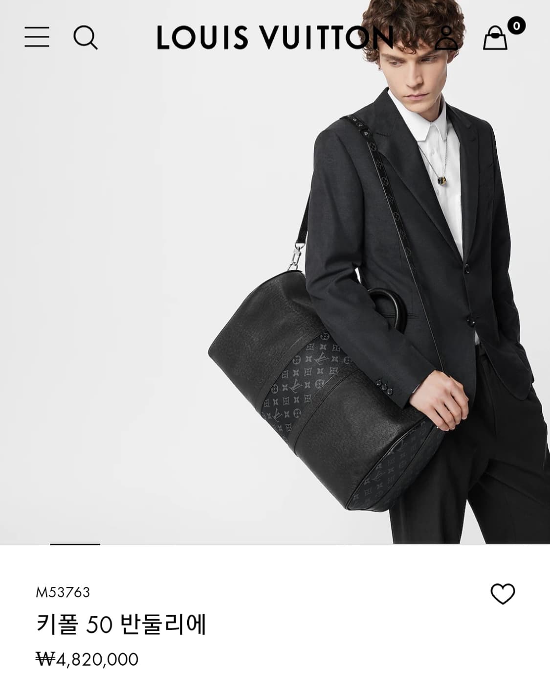 루이비통 타이가 리버스 키폴50 블랙 신형 상품이미지2