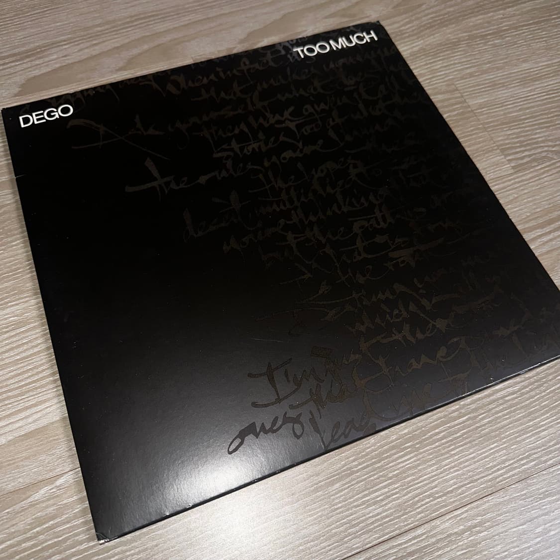 DEGO Too Much LP 앨범 상품이미지1