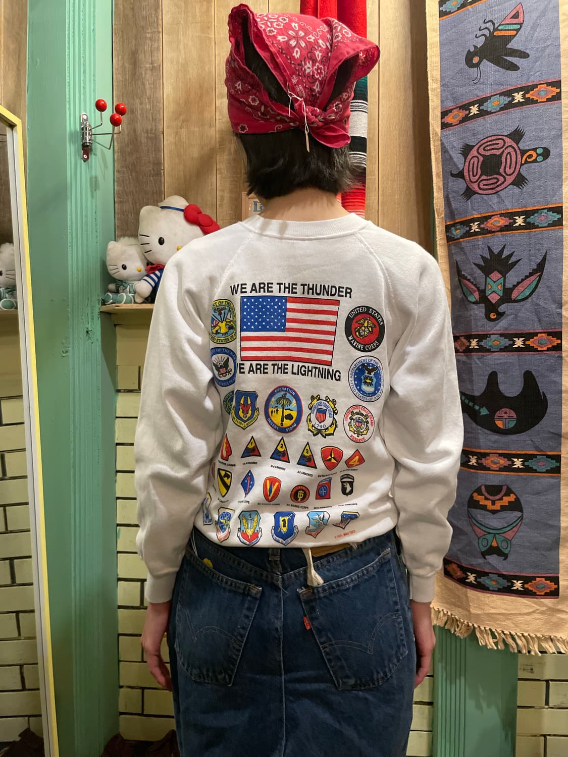 1990's Vintage U.S. Military Sweatshirt 상품이미지2