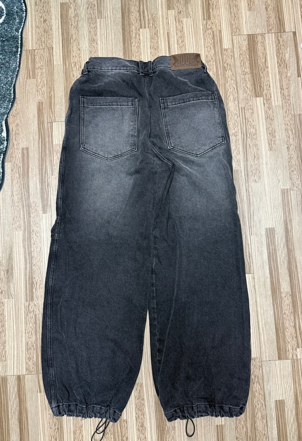 Long Zipper Denim Pants (Black) 상품이미지3