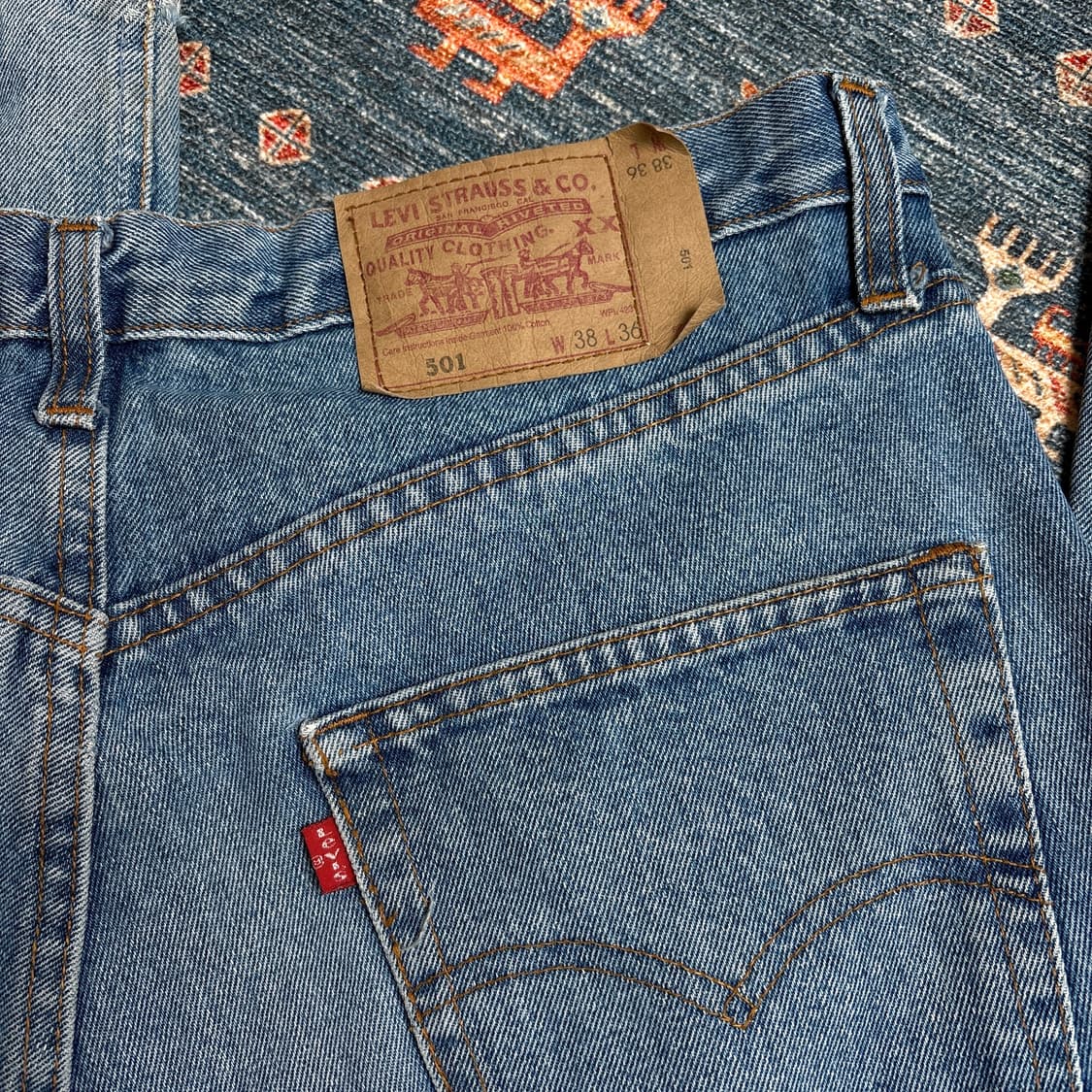 리바이스501 다운버튼 데님팬츠 상품이미지6