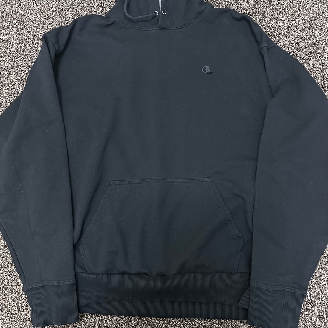 챔피온 기모 후드티 블랙 4XL 상품이미지3