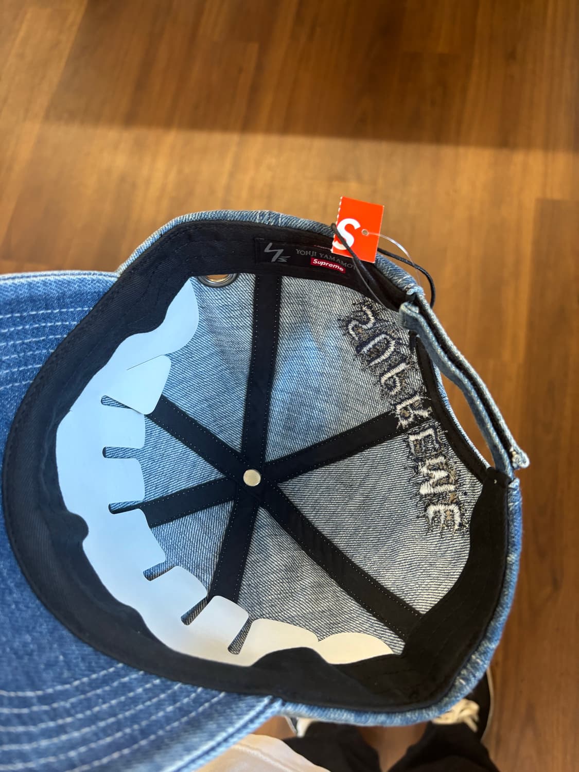 Yojhi yamamoto x supreme denim ballcap 상품이미지3