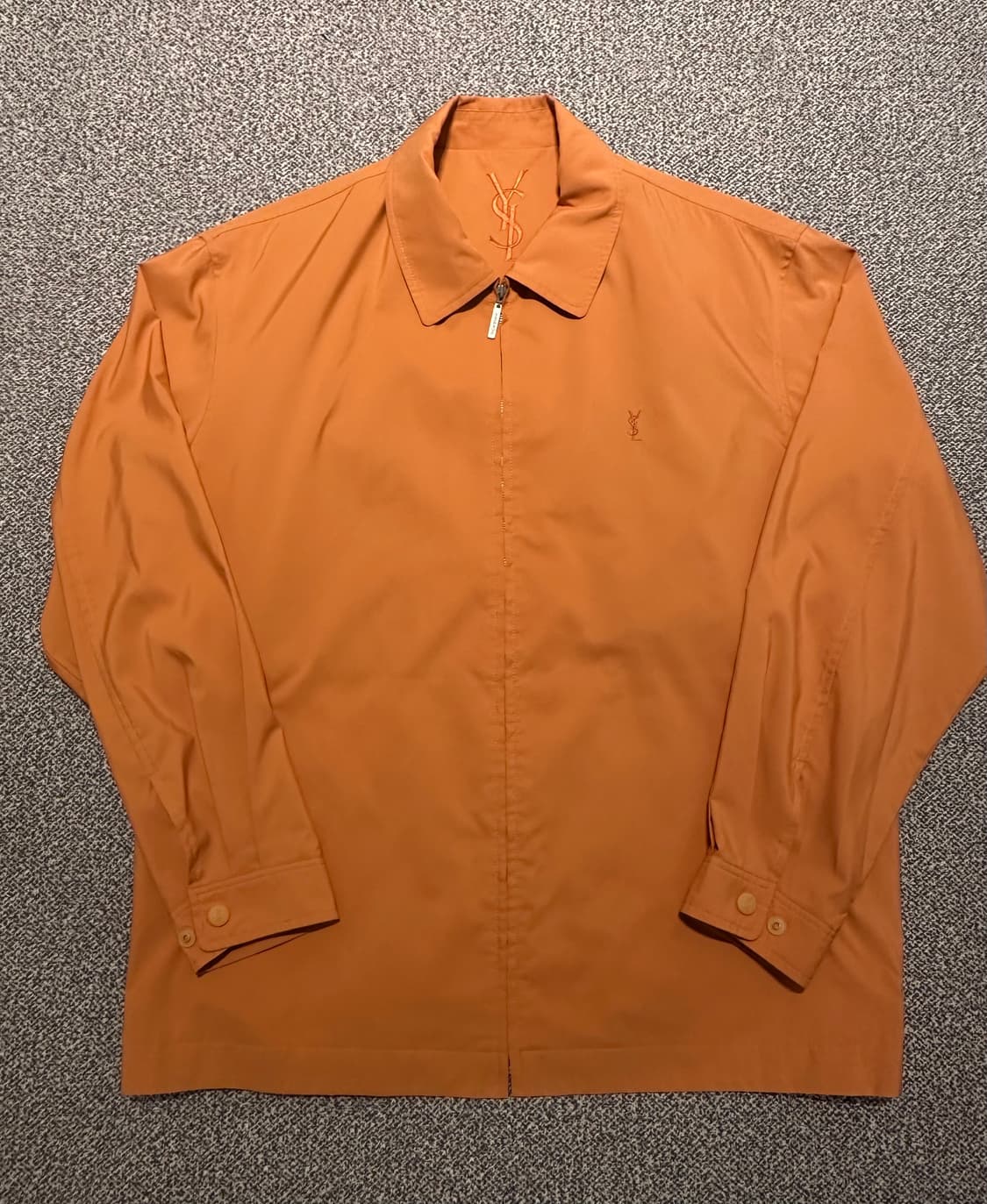 YSL 입생로랑 00s 빈티지 블루종 자켓 100 상품이미지1