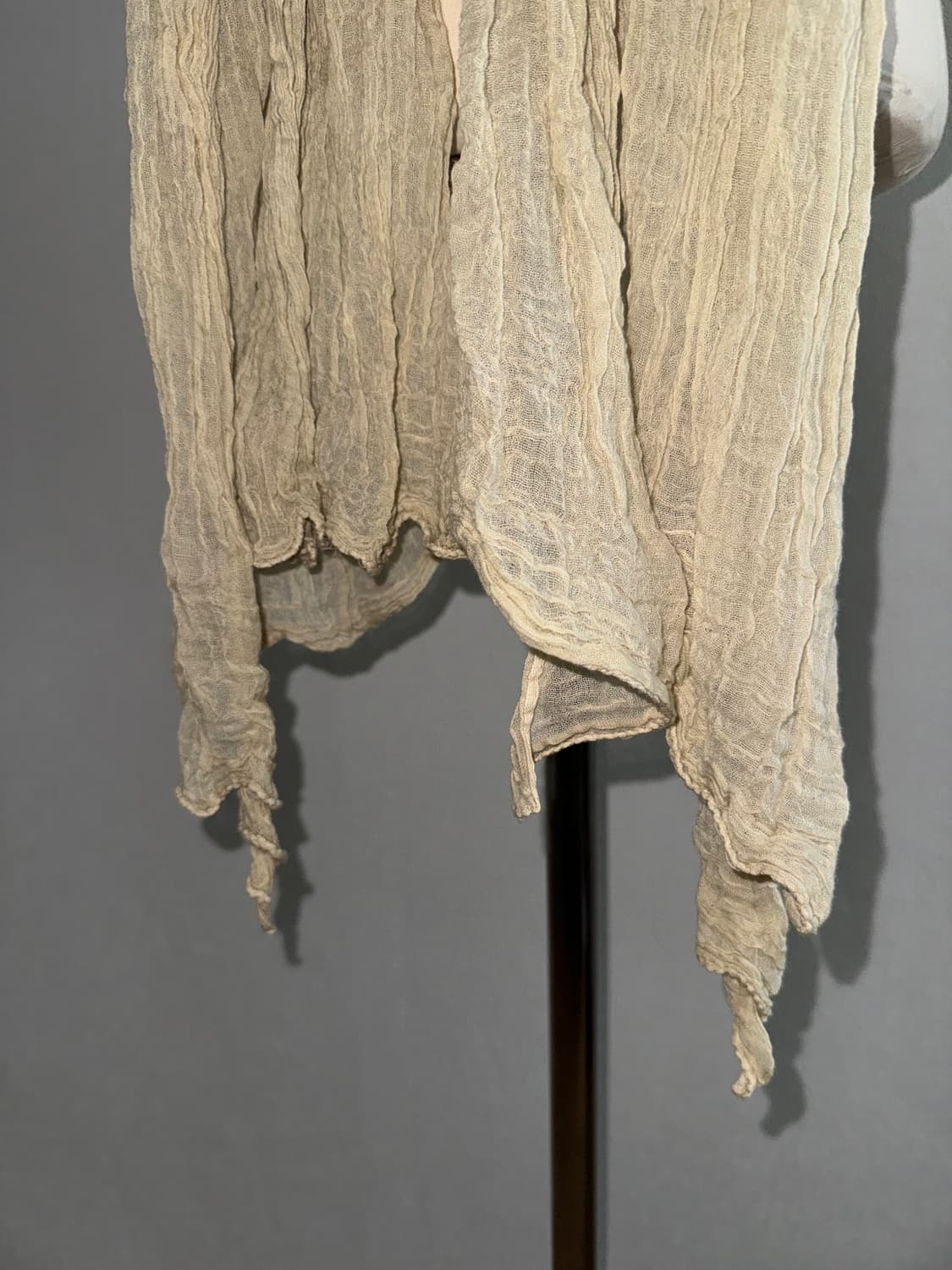 Natural Crinkle Gauze Scarf 상품이미지2