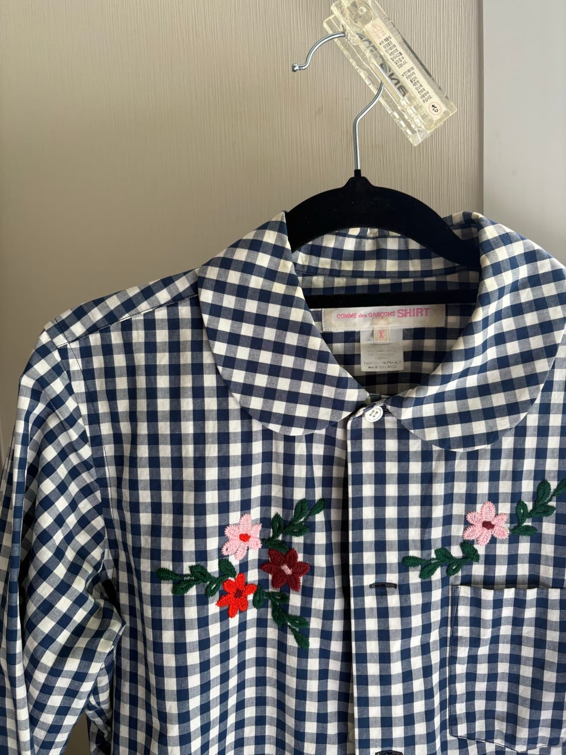 꼼데가르송 자수 셔츠 상품이미지1