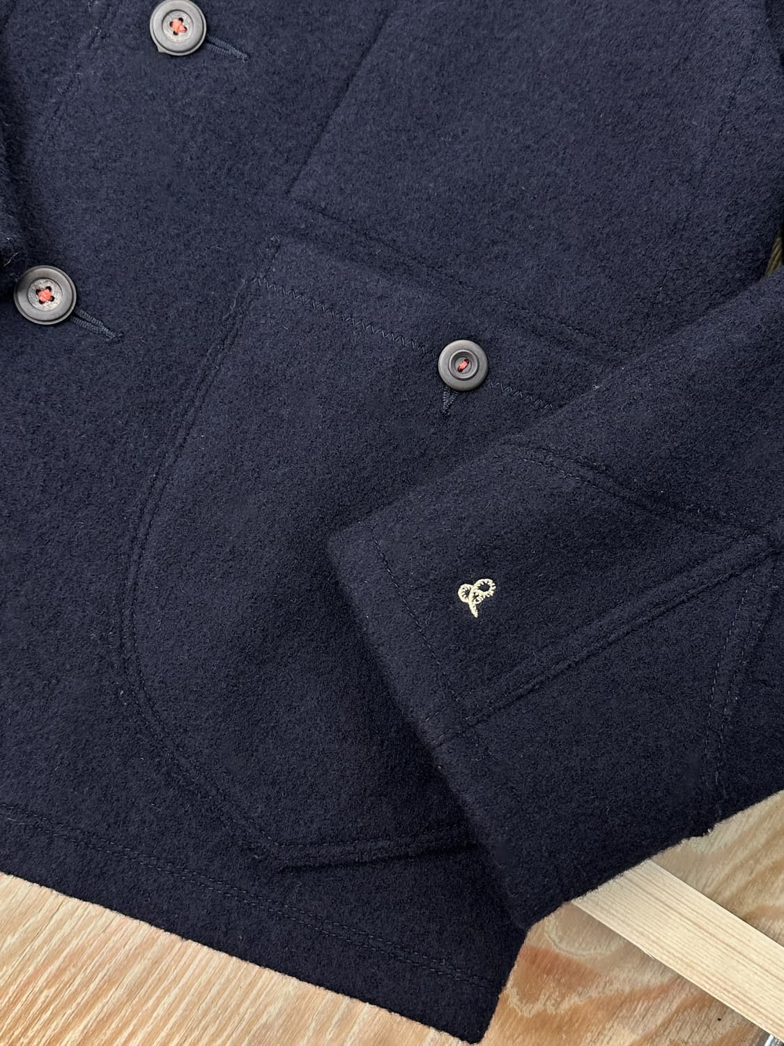 45RPM 울 버튼 자켓 상품이미지6