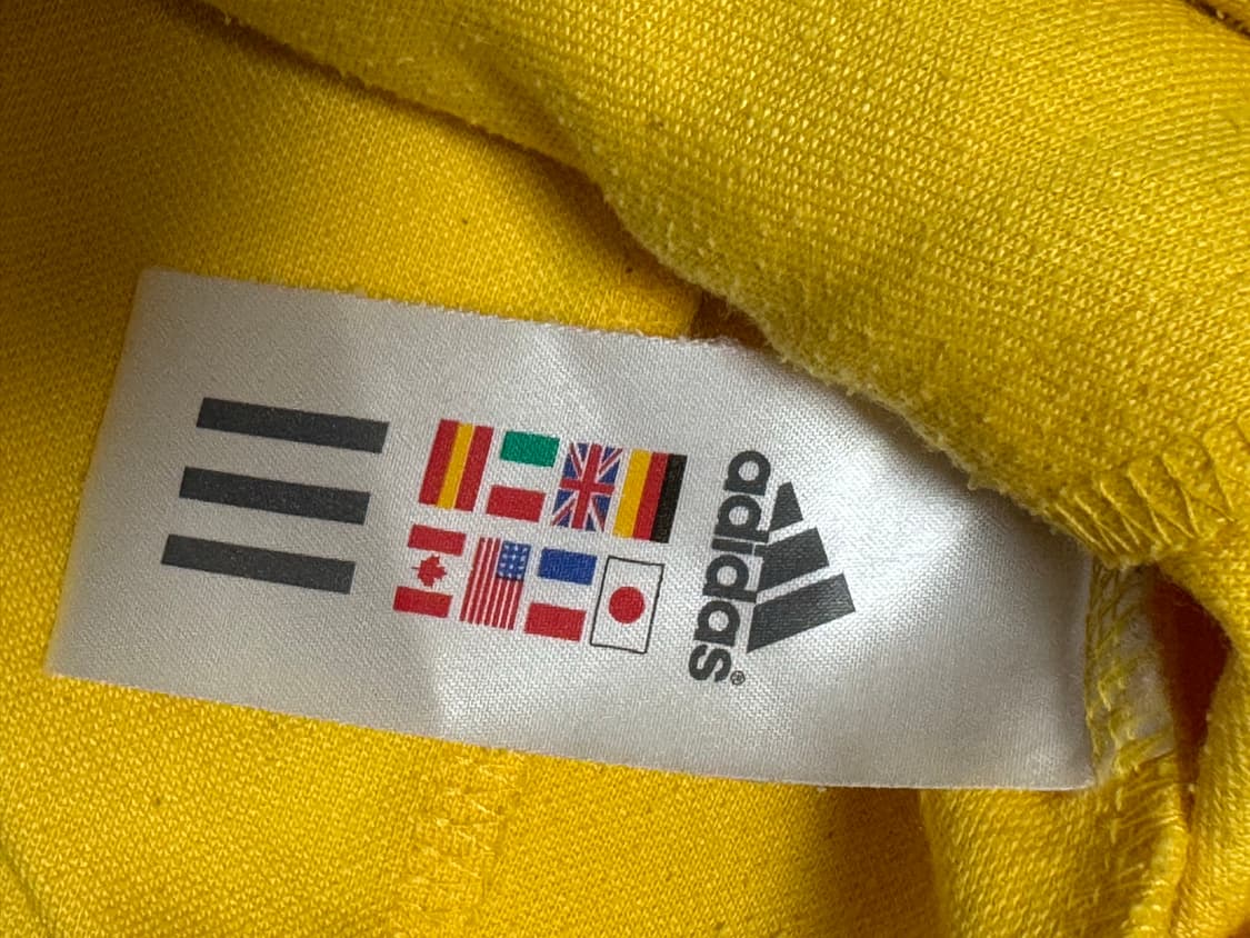 아디다스 트랙탑 져지 옐로우 L 상품이미지3