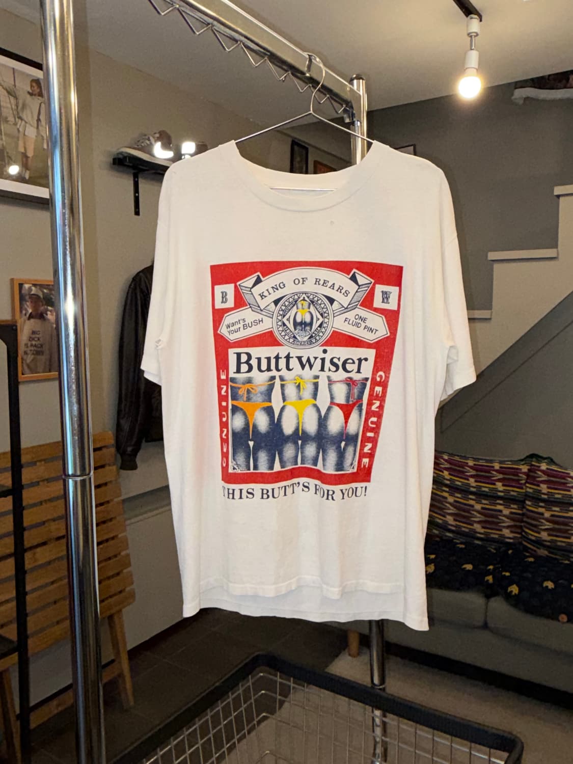90‘s Budweiser parody Buttwiser bootleg  상품이미지3