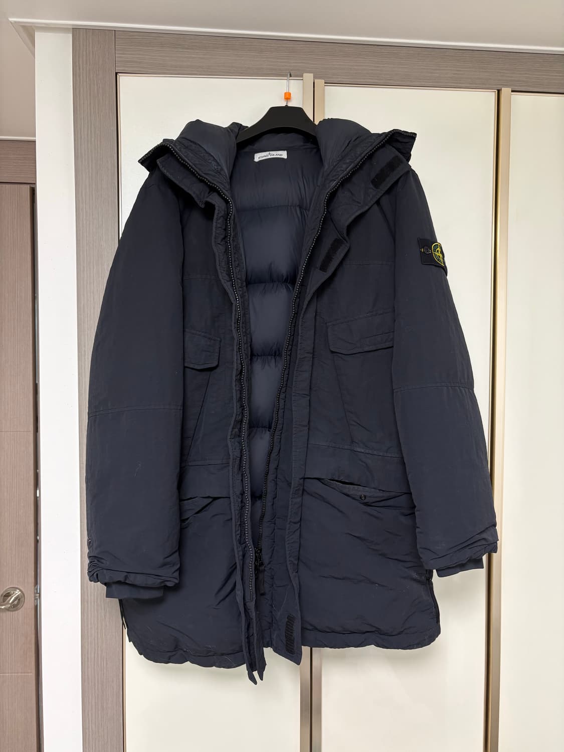 스톤아일랜드 나슬란 다운-tc 패딩 네이비 XL 상품이미지1