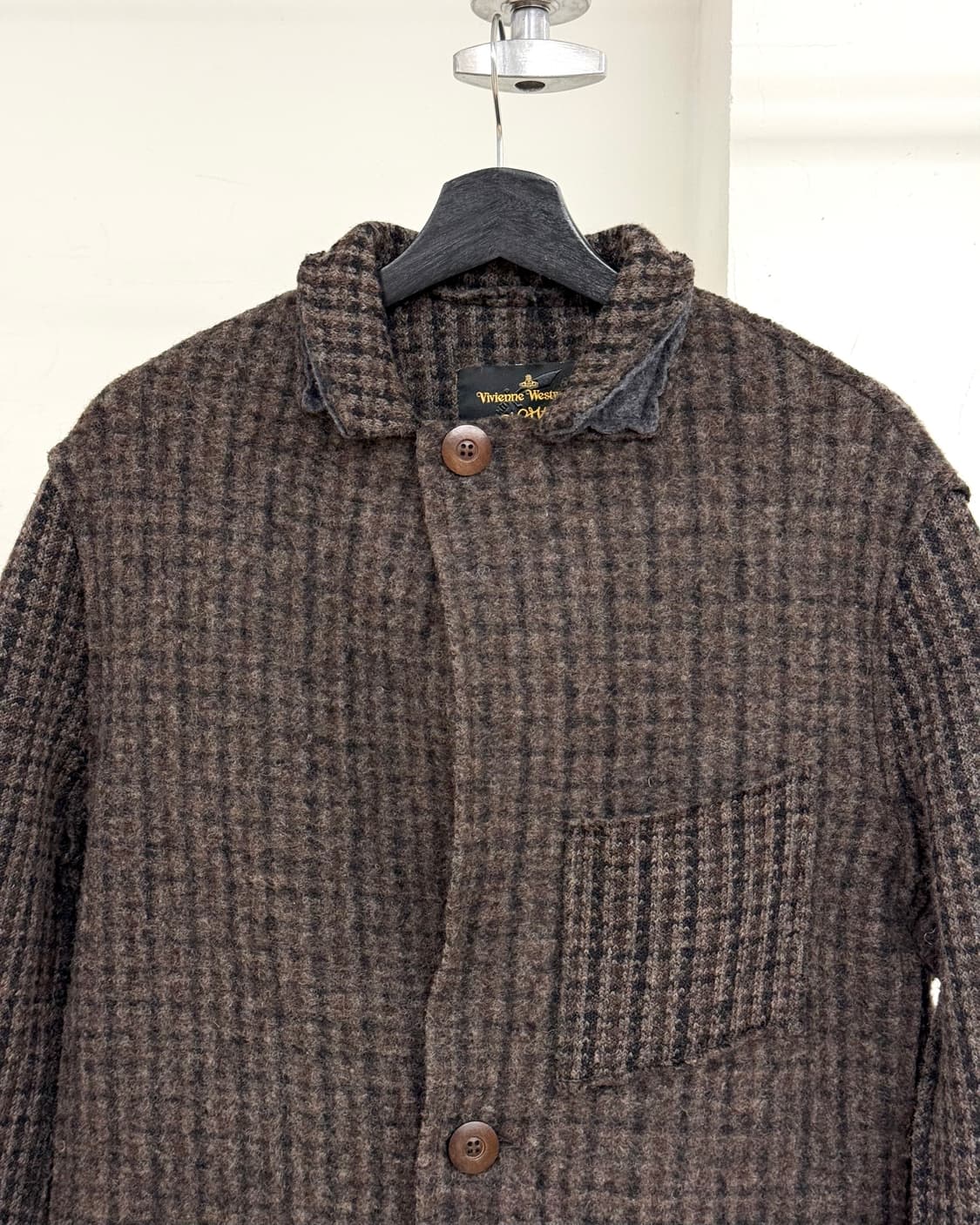 비비안웨스트우드 그린 플라드 울 자켓 상품이미지2