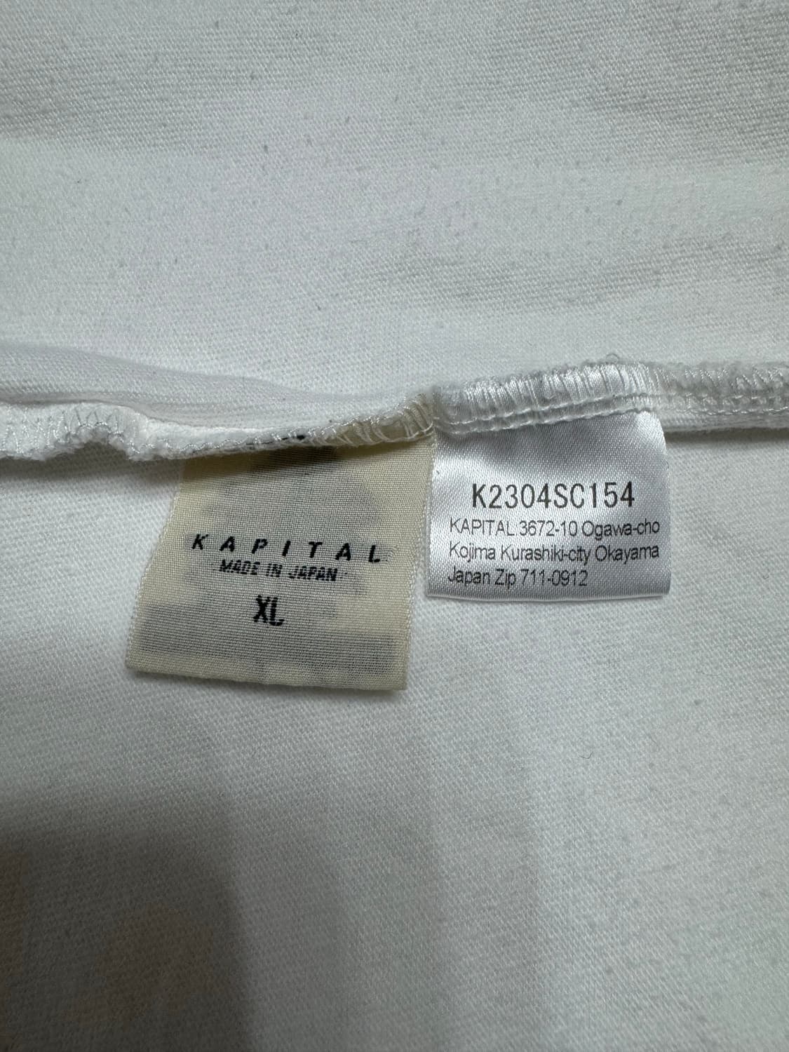 캐피탈 루키 크루 티셔츠 컨트리 패치 레드 XL 상품이미지5