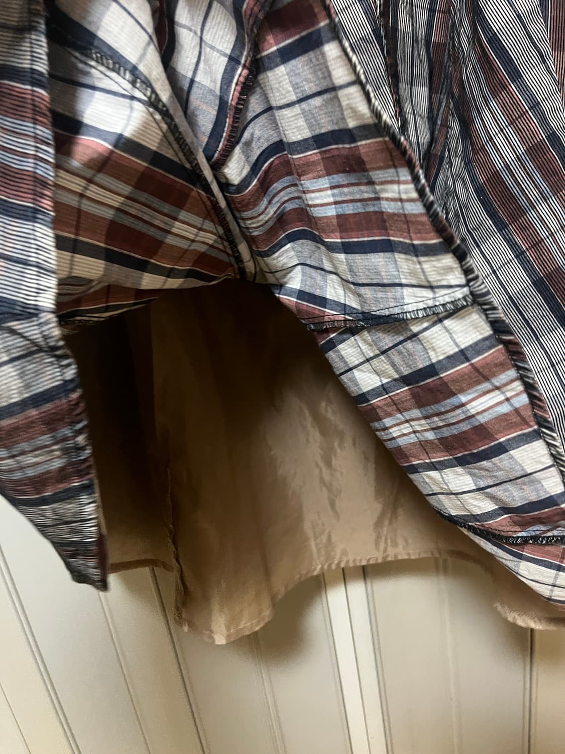 빈티지 체크스커트 상품이미지3