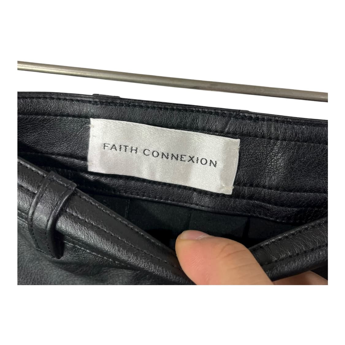 [Faith Connexion] 페이스 커넥션 레더 스키니 팬츠 상품이미지4