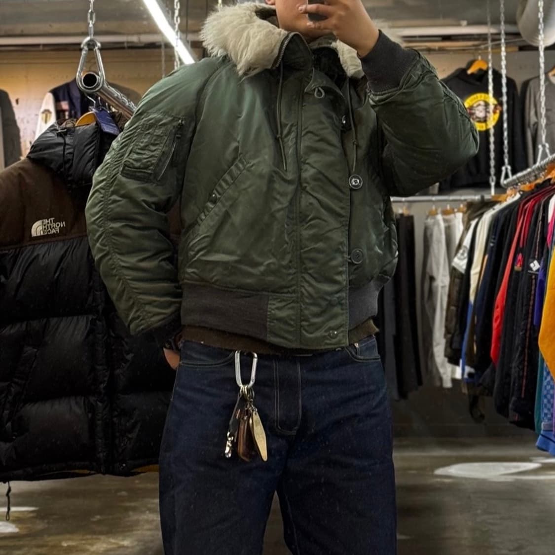 알파인더스트리 1993 n2b 파카 (XL) 군납용 상품이미지3