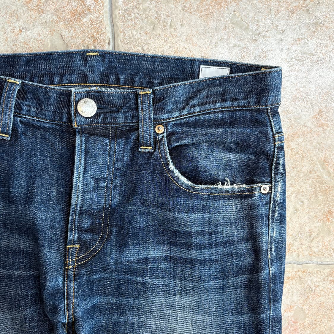 10s Red card, destroyed denim pants 상품이미지2