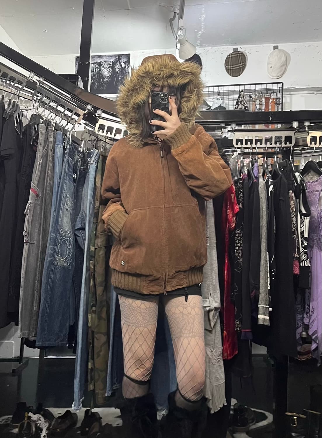 빌라봉 코듀로이 투웨이 퍼 후드자켓 상품이미지2