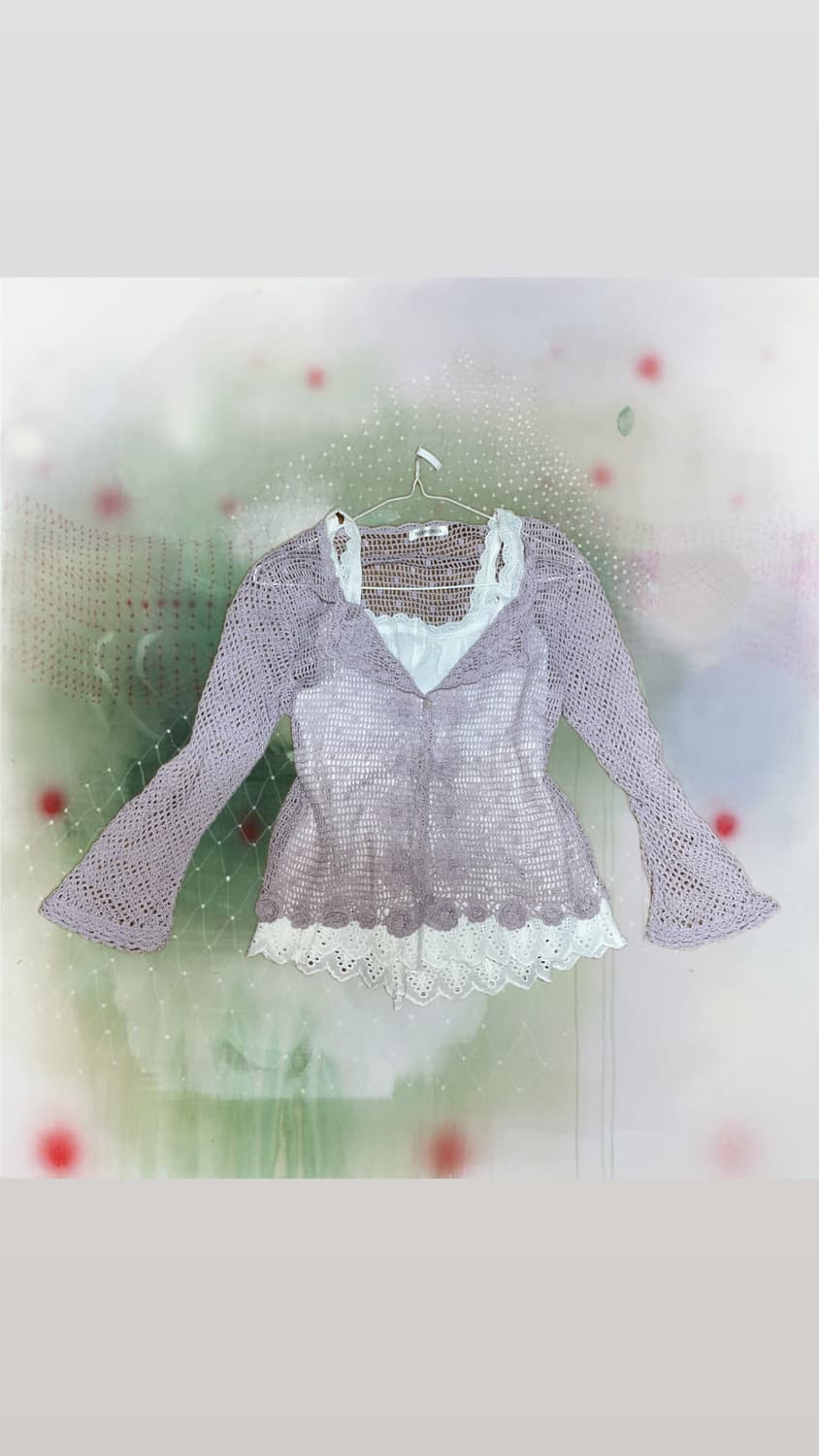 빈티지 페어리 가디건 나시 세트  상품이미지1