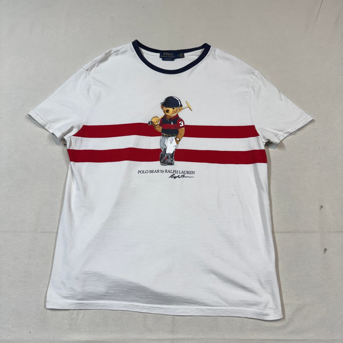 L) 폴로 랄프로렌 폴로베어 반팔티 화이트 상품이미지1
