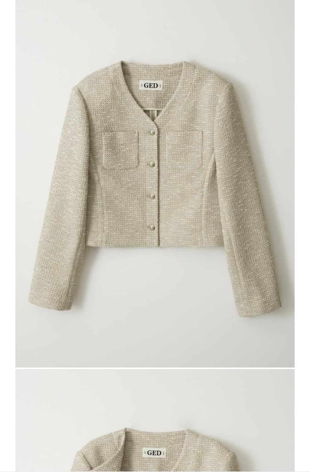 GED 벨라 트위드 자켓 s사이즈 상품이미지1