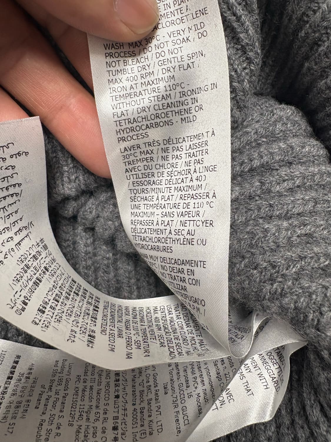 구찌 니트 후드집업 새상품 백화점판 상품이미지9