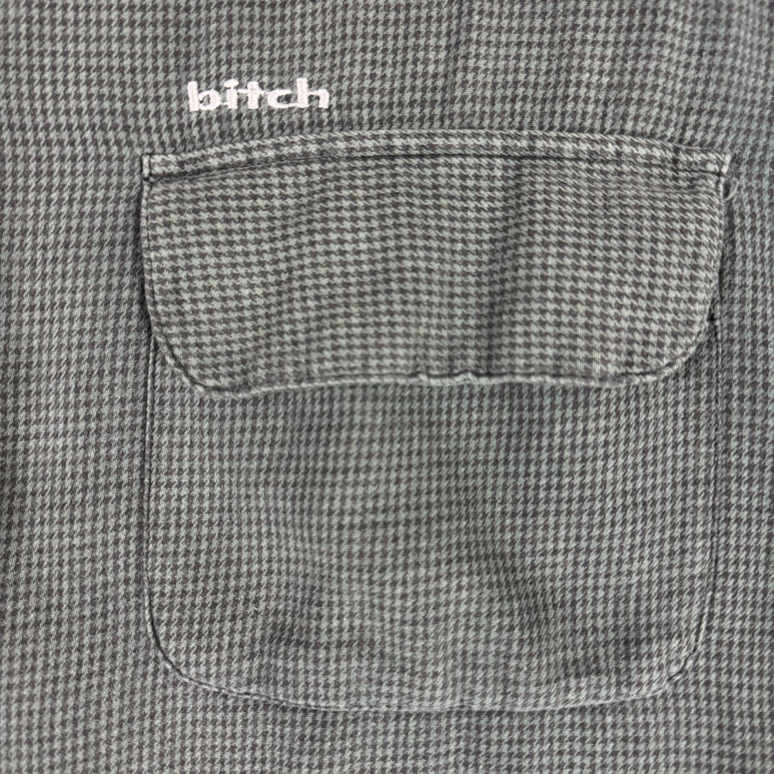 빈티지 Bitch Skateboards 비치 스케이트보드 플란넬 셔츠 상품이미지4