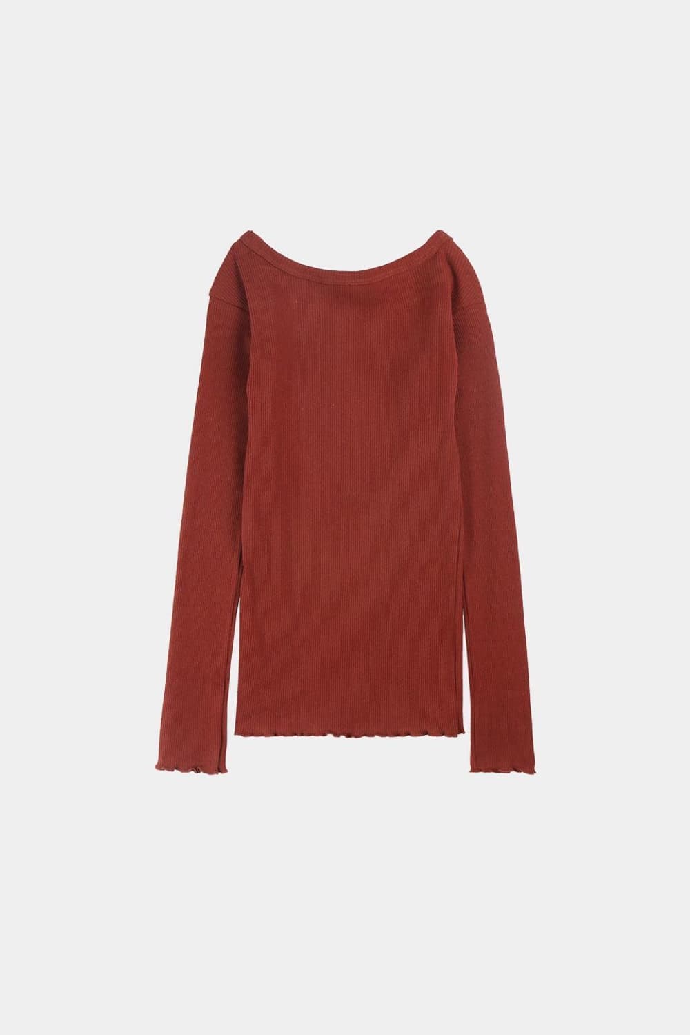 Disc long sleeve/ bine red/ baserange 상품이미지5