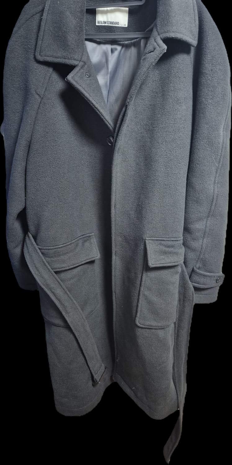 비슬로우 스탠다드 차콜 발마칸코트 xl 상품이미지1