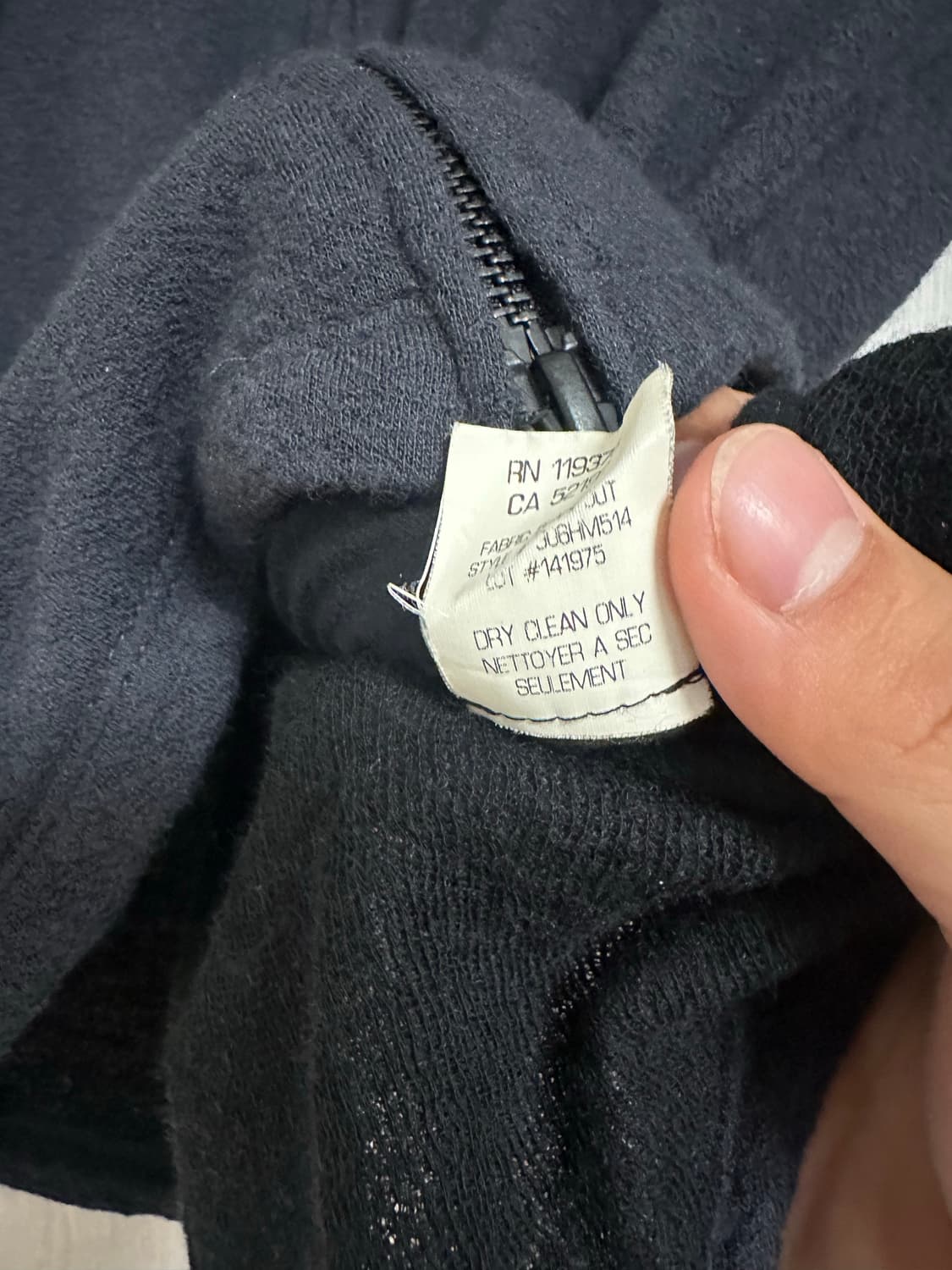 헬무트랭 비대칭 니트 집업 상품이미지3