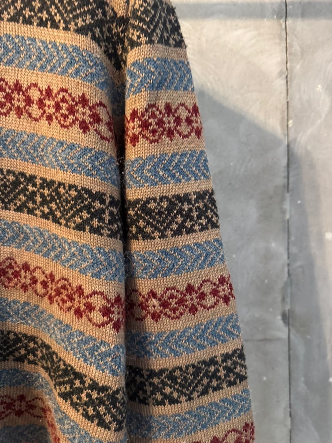 VTG 브리티시 페어아일 니트 100 상품이미지4