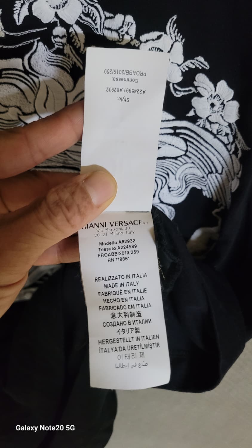 베르사체 반팔 상품이미지6