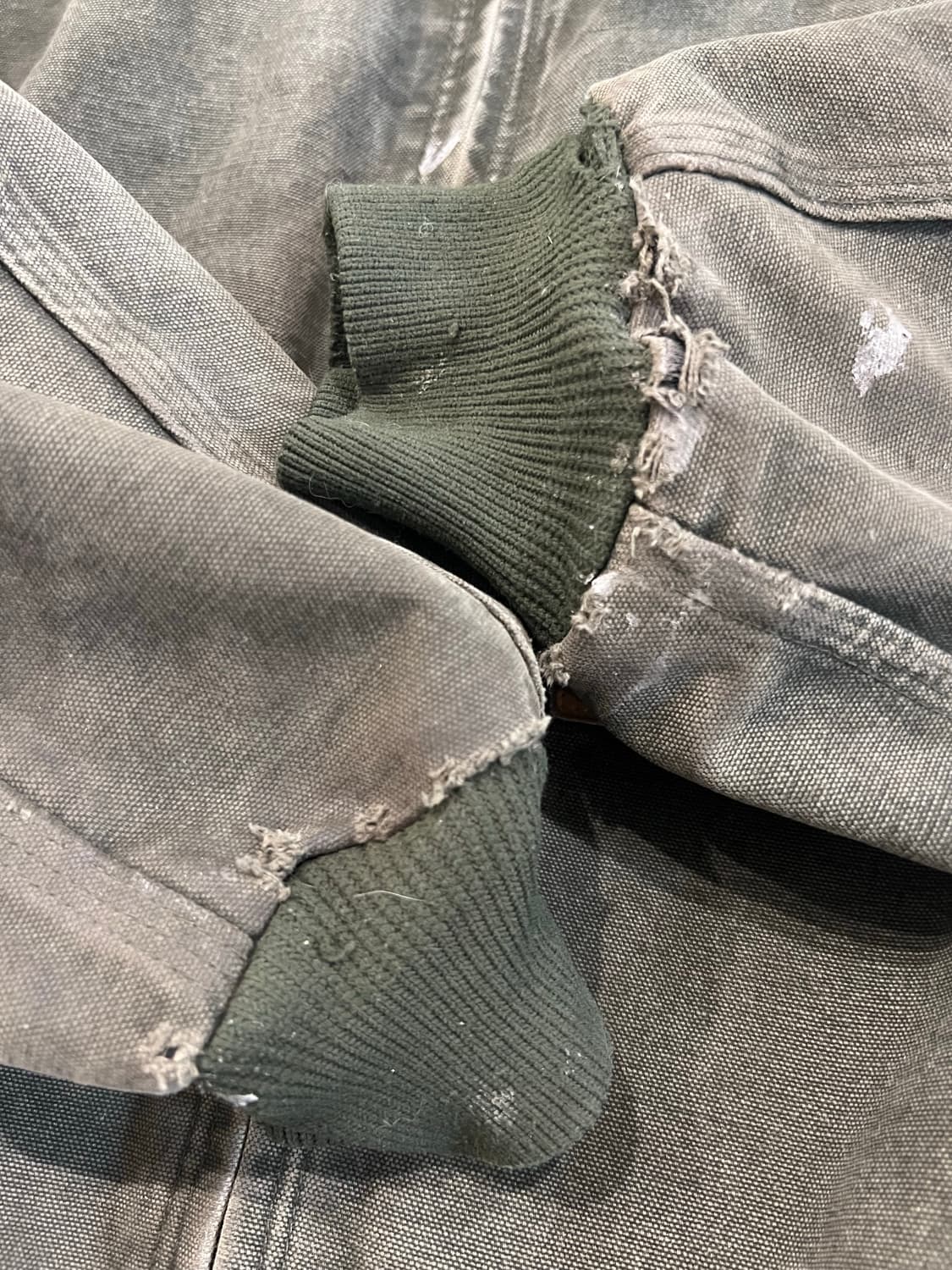 빈티지 칼하트 액티브자켓 덕액티브 j160 모스 그린 xl 상품이미지7