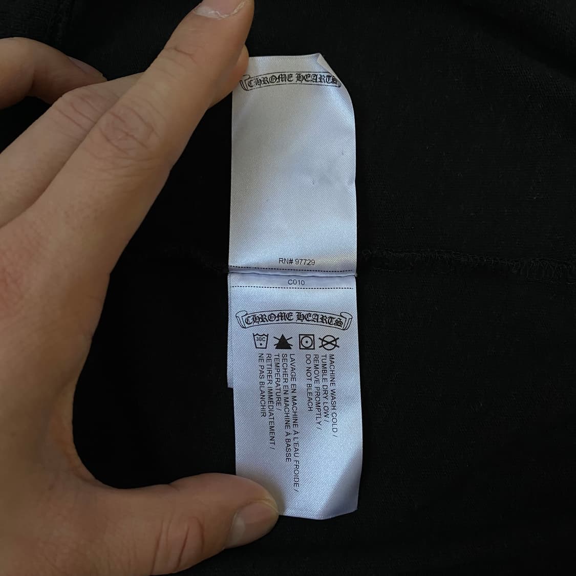 [M] 크롬하츠 롤러스케이트 홀스슈 티셔츠 블랙 상품이미지8