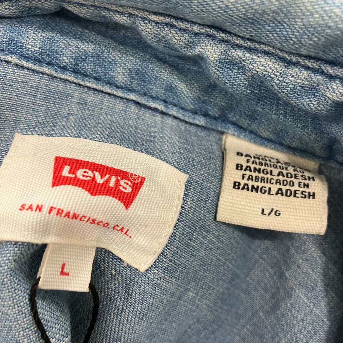 195 리바이스 웨스턴 데님 셔츠 상품이미지2