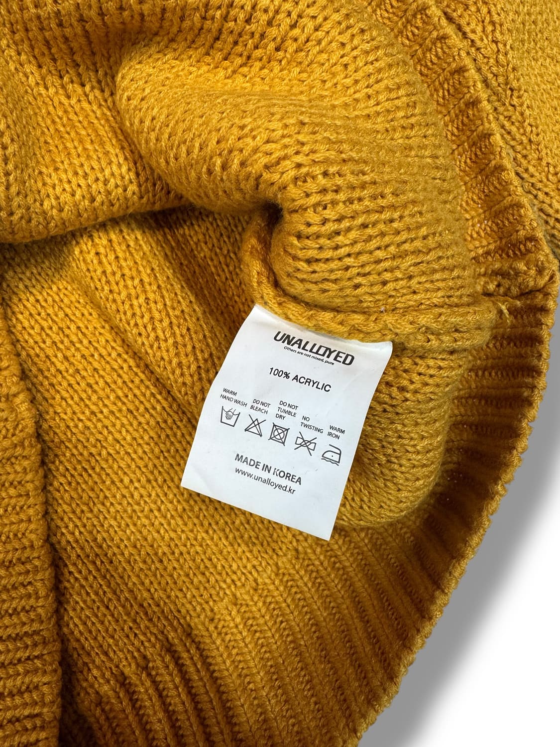 어널로이드 스쿨룩 브이넥 니트 (M)    상품이미지5