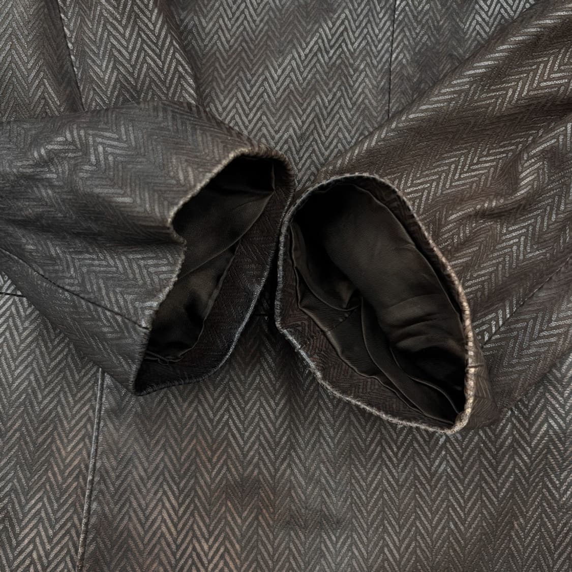 아르마니 꼴레지오니 레더 블레이저 상품이미지6