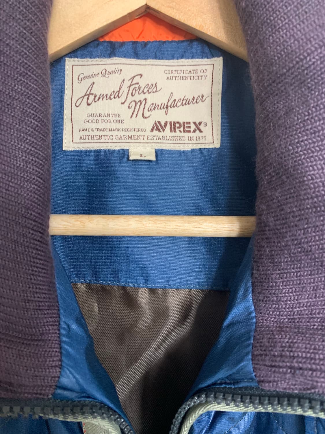 [M] AVIREX 퀄팅 자켓 상품이미지7