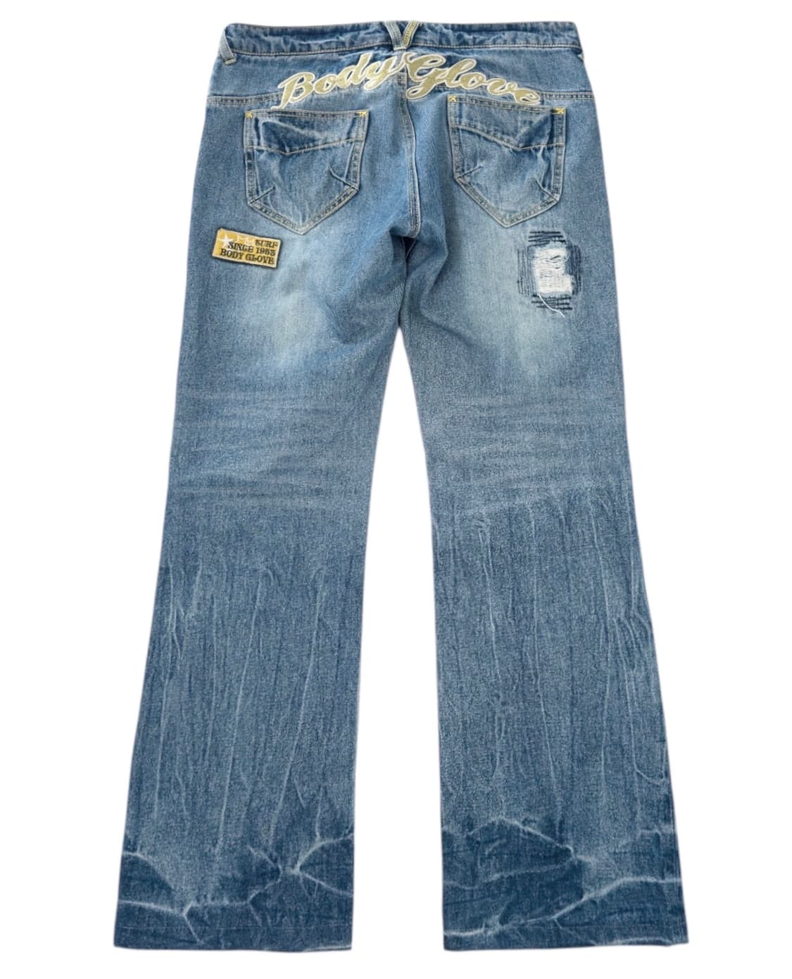 빈티치 패치 플레어 데님 팬츠 상품이미지4