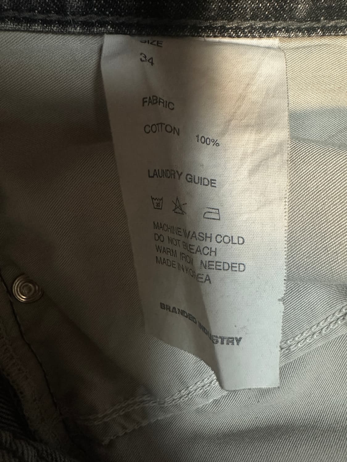 브랜디드 1781 ASH CROW JEANS [WIDE STRAIGHT] 상품이미지4