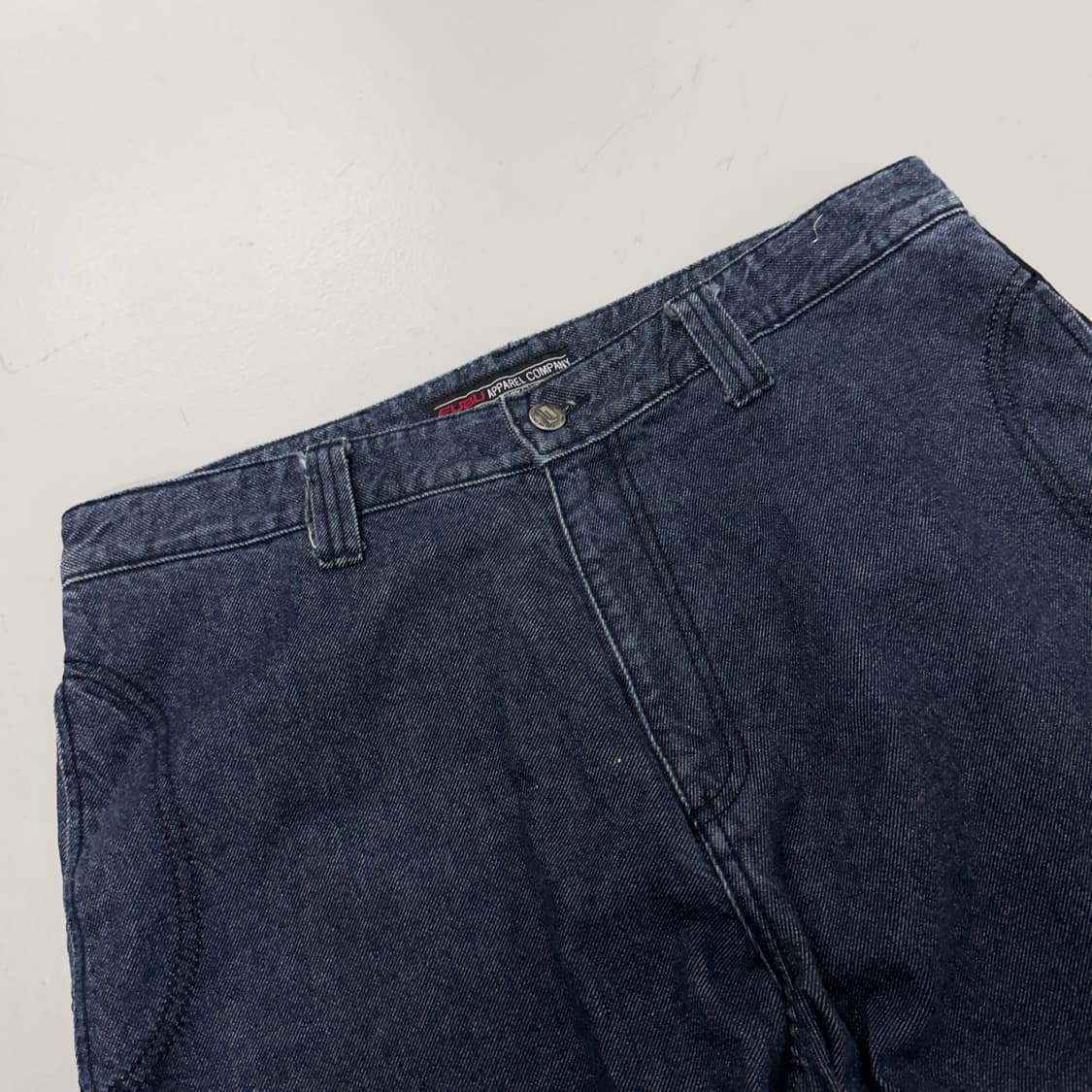 FUBU 후부 힙합 더블니 올드스쿨 새깅 데님팬츠 상품이미지4