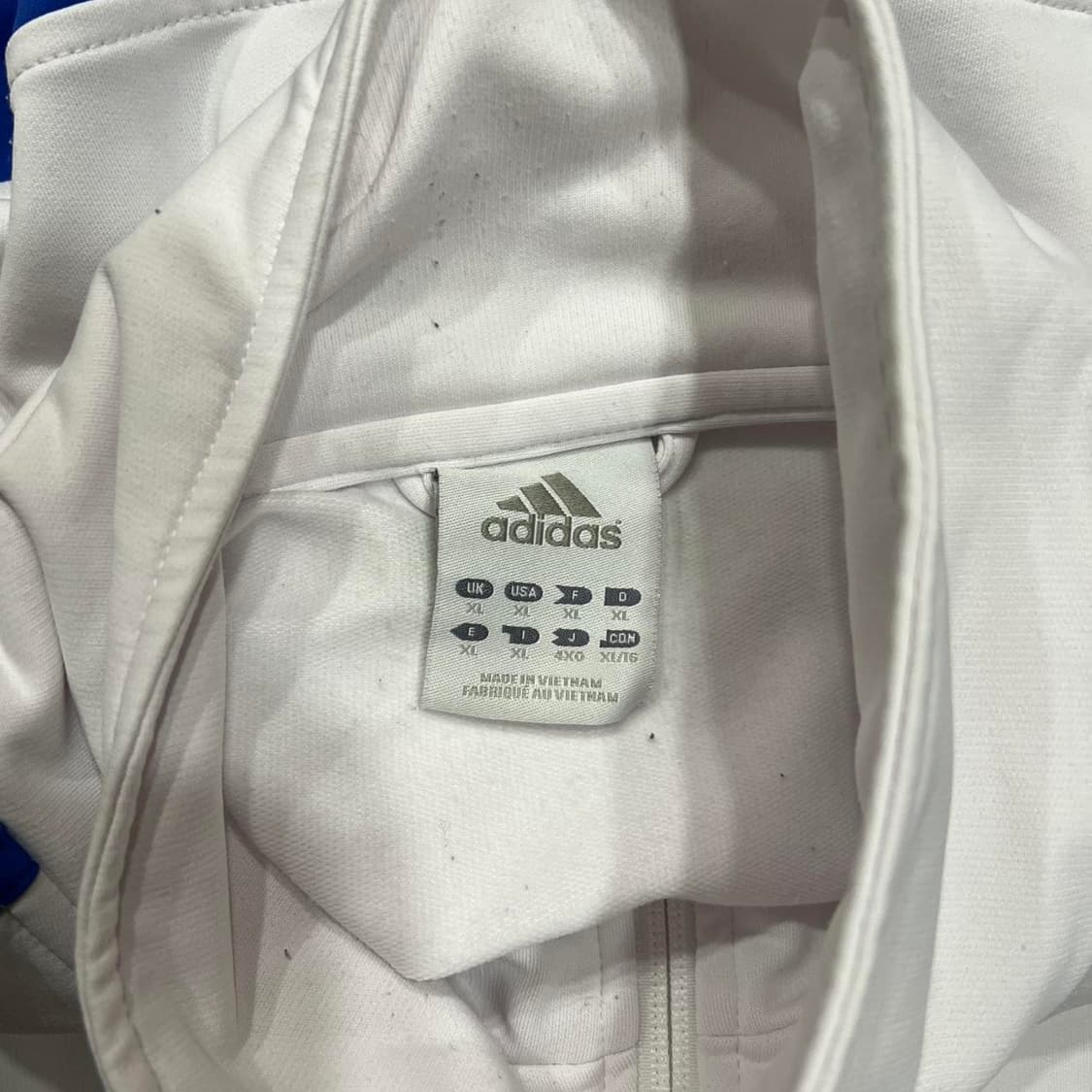대장급 아디다스 첼시 FC 화이트 블루 트랙탑 져지  상품이미지3