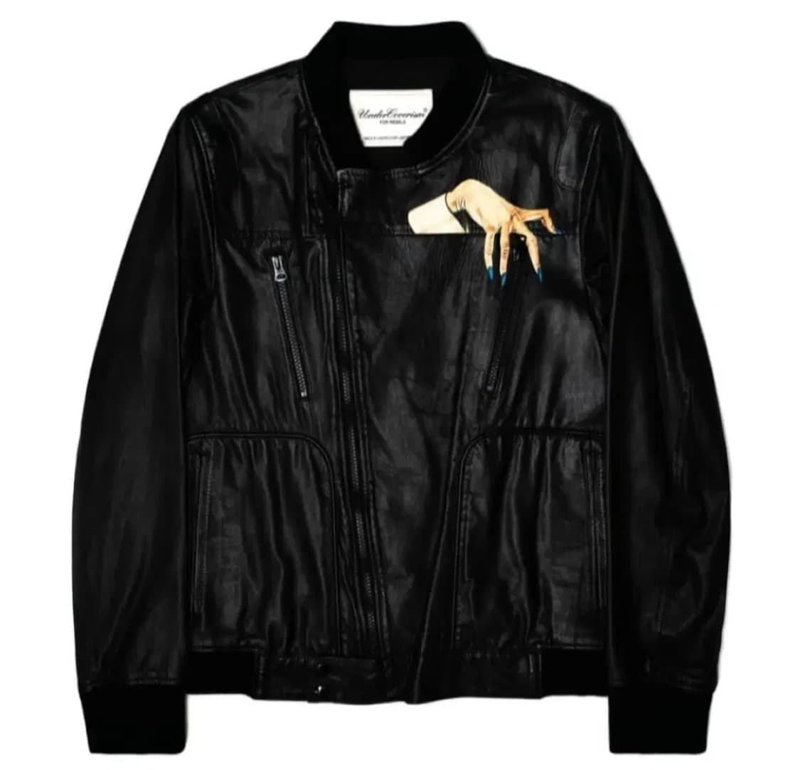 1of1 언더커버 디 핸드 레더 자켓 상품이미지1