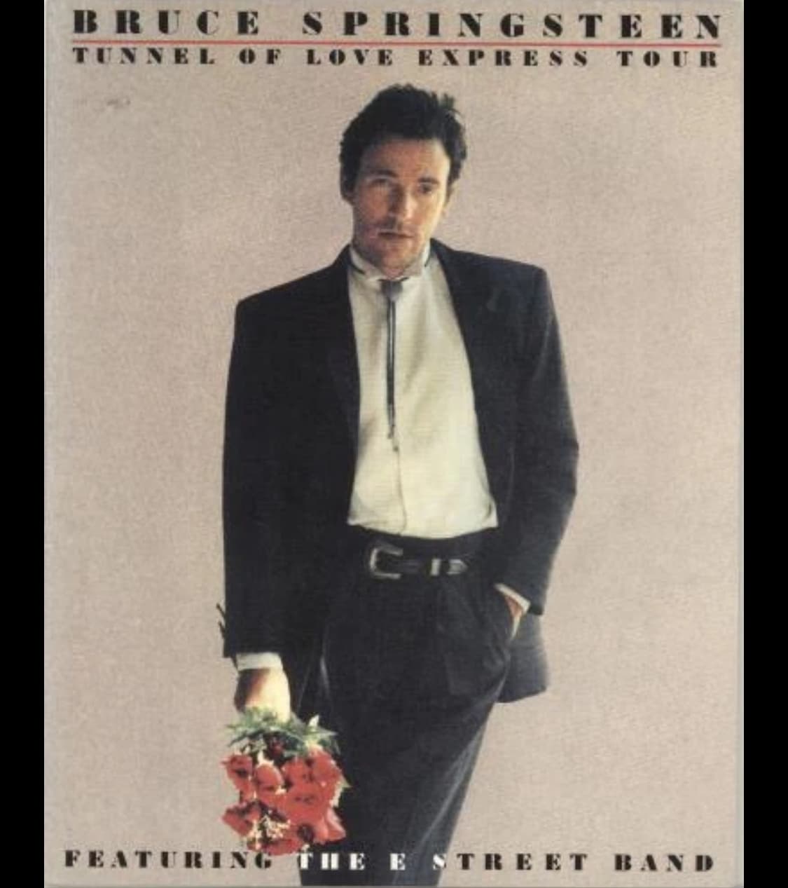 8~90s 브루스 스프링턴 밴드티셔츠 XL 상품이미지2