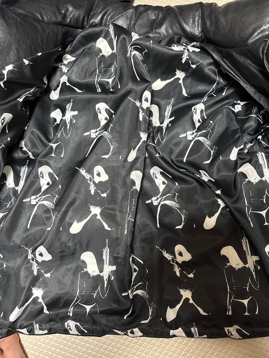 떠그클럽 레더 패딩 3사이즈 상품이미지2