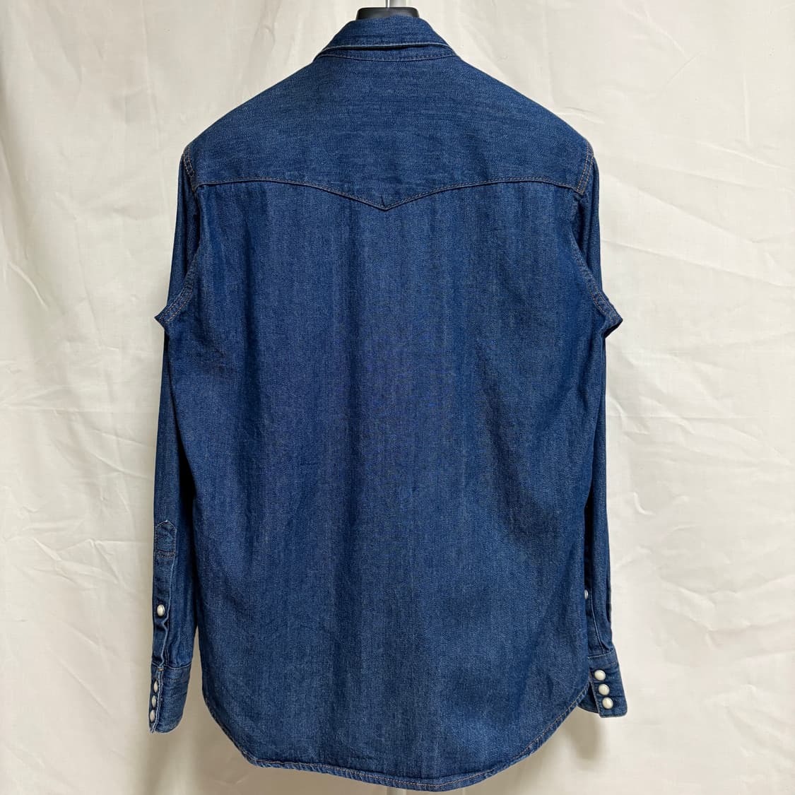 지유 데님 웨스턴 셔츠 / 블루, S 상품이미지7