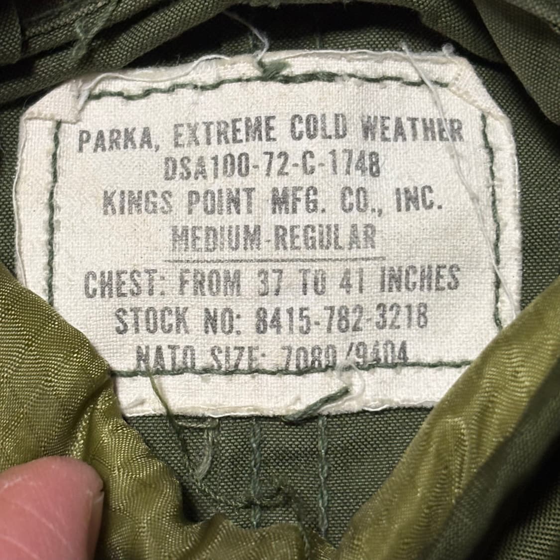 오리지널 m65 피시테일 파카 m 개파카 상품이미지9